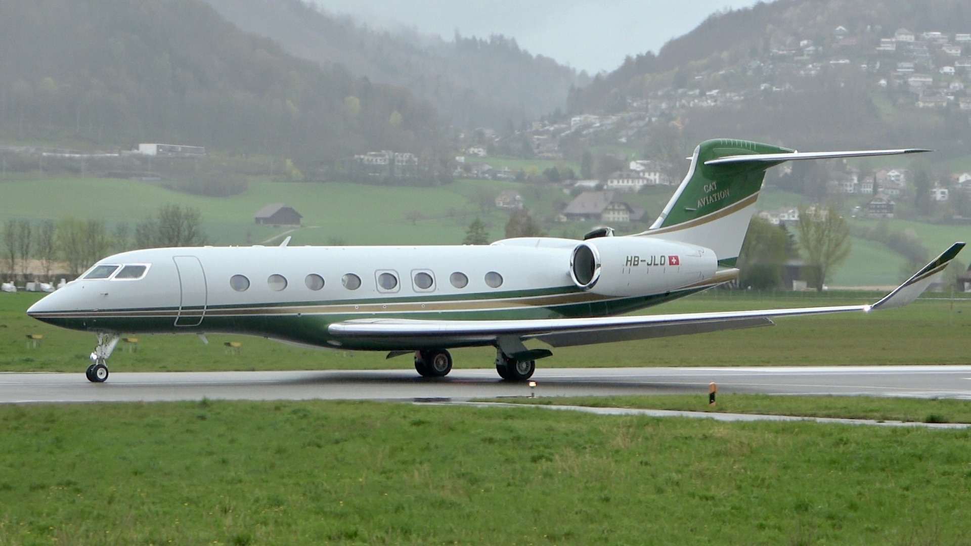 Neuer G650ER der Cat Aviation in Bern der Film Sky News