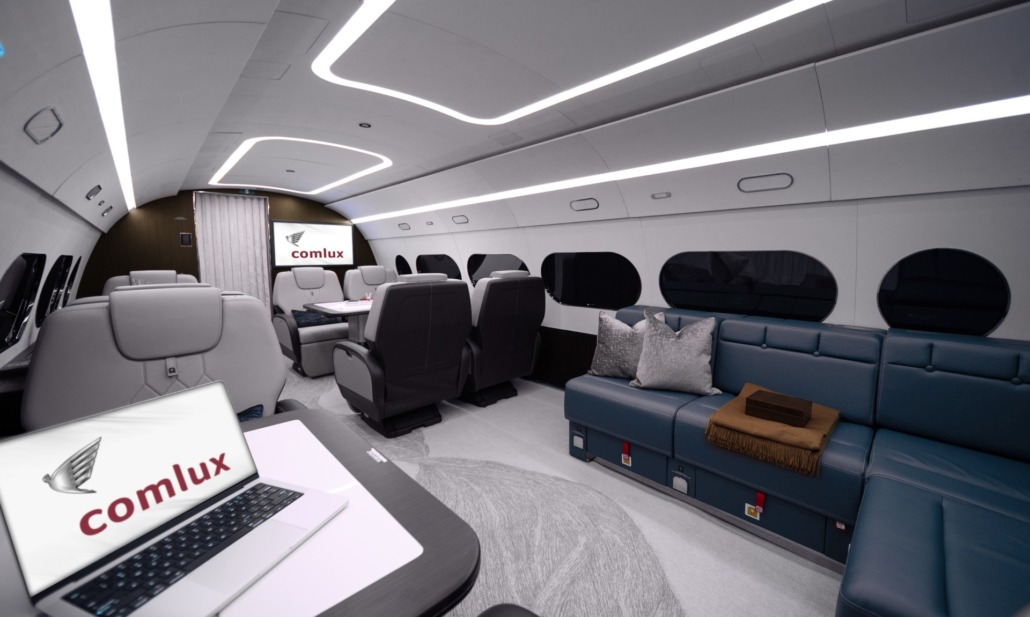 Comlux zweiter ACJ220 wird in Zürich auf Einsatz vorbereitet - Sky News