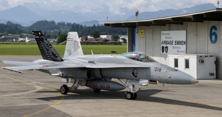 F/A-18C Hornet, Swiss Air Force, Schweizer Luftwaffe, Militärflugplatz Emmen