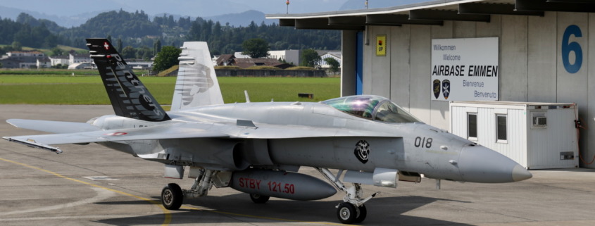 F/A-18C Hornet, Swiss Air Force, Schweizer Luftwaffe, Militärflugplatz Emmen
